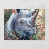 Rhino Postcard Postkarte (Vorderseite)