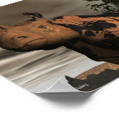 Rhino Poster (Ecke)