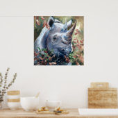 Rhino Poster (Küche)