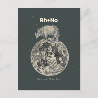 Rhino Postkarte
