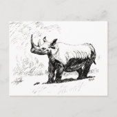 RHINO POSTKARTE (Vorderseite)