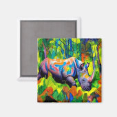 Rhino reflektierendes Blattwerk Magnet (Vorderseite/Rückseite)