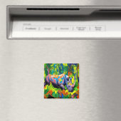 Rhino reflektierendes Blattwerk Magnet (In Situ (Geschirrspüler))