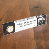 Rhino - Renaissance-Art-Zeichnen eines Nashorns Namensplakette (Seite)