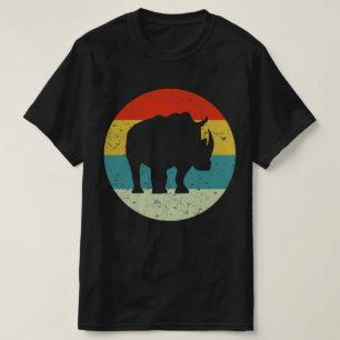 Rhino Retro Vintage Silhouette 70er T-Shirt