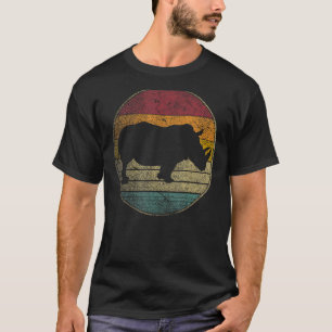 Rhino Rhinoceros Shirt Liebe Sun Retro Vintag 70er