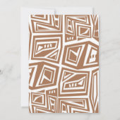 Rhino Safari Einladung (Rückseite)