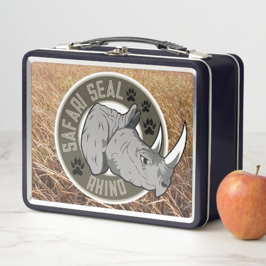 Rhino Safari Siegel Wildlife Lunchbox (Beispiel)