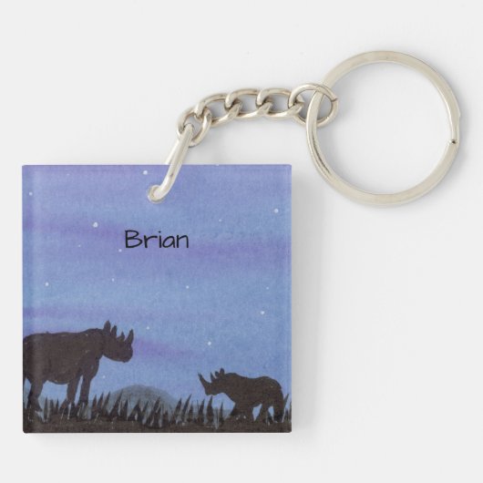 Rhino Schlüsselanhänger (Rückseite)