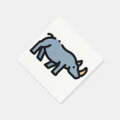 Rhino Serviette (Ecke)