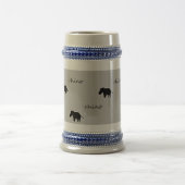 Rhino Silhouette Bierglas (Mittel)