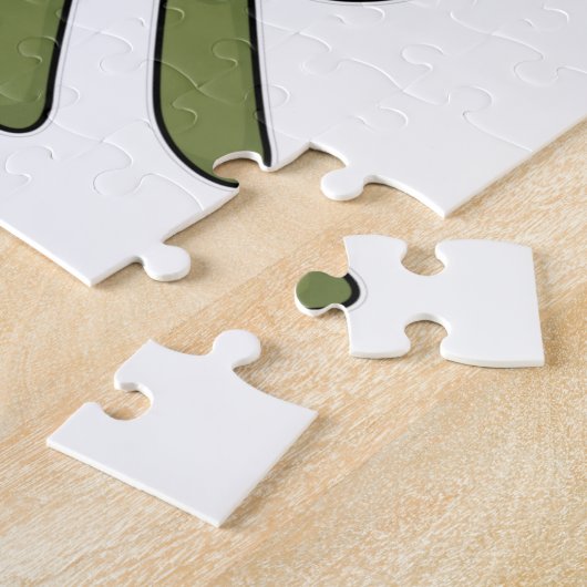 Rhino Skier Ski Puzzle (Seite)