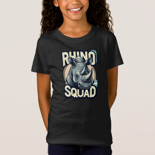 Rhino Squad" - Stand Strong Together T-Shirt (Vorderseite)