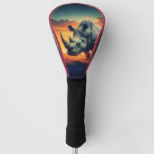 Rhino Sunset Safari Golf Headcover (Vorderseite)