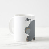 Rhino-Tasse für den niedlichen Cartoon Kaffeetasse (Vorderseite Links)