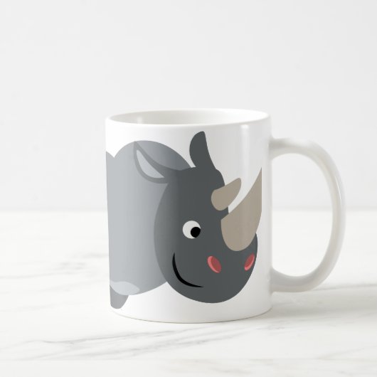 Rhino-Tasse für den niedlichen Cartoon Kaffeetasse (Rechts)