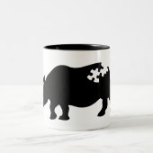 Rhino-Tasse Zweifarbige Tasse (Mittel)