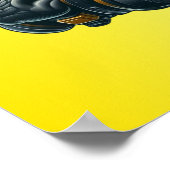 Rhino The Miner Poster (Ecke)