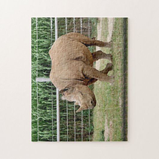 Rhino Toy Jigsaw Puzzle (Vertikal)