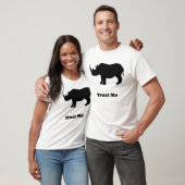 Rhino Trust Me schwarz T-Shirt (Unisex)