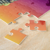 Rhino und Heißluftballon Puzzle (Seite)