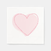 Rhino Valentine's Day Party Serviette (Vorderseite)