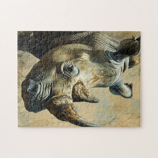 Rhino Vintag Puzzle (Horizontal)