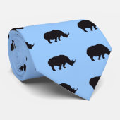 Rhino-Vintager hölzerner Stich Krawatte (Gerollt)