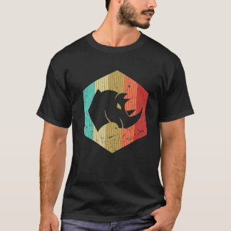 Rhino Vintages Cooles Rhino Savana Zoologischer Ga T-Shirt