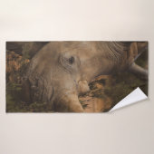 RHINO WILD TIERE BADEHANDTUCH (Badehandtuch)
