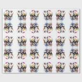 Rhino Wildlife & Nature Water Color Set Geschenkpapier (Flach)