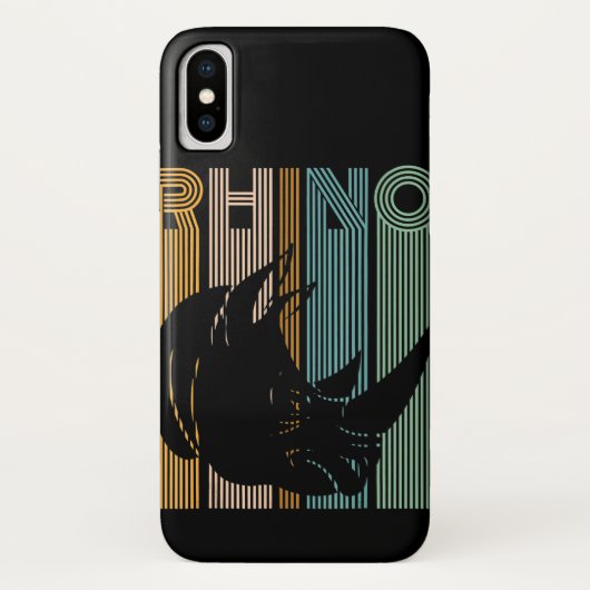 Rhino Women Men Kinder Funny Costume Geschenk Case-Mate iPhone Hülle (Rückseite)