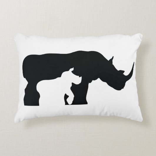 Rhino Zierkissen (Vorderseite)