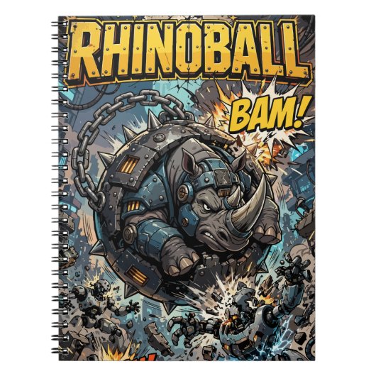 Rhinoball Notizblock (Vorderseite)