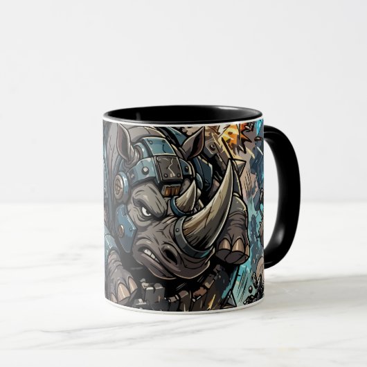 Rhinoball Tasse (VorderseiteRechts)