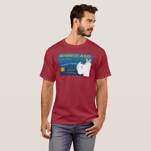 RHINOCARD: INSTINCT TO CHARGE by Sandra Boynton T-Shirt (Vorne ganz)