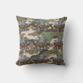 Rhinoceros Army Pattern Kissen (Vorderseite)