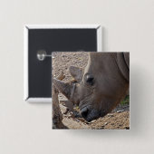 Rhinoceros Button (Vorne & Hinten)