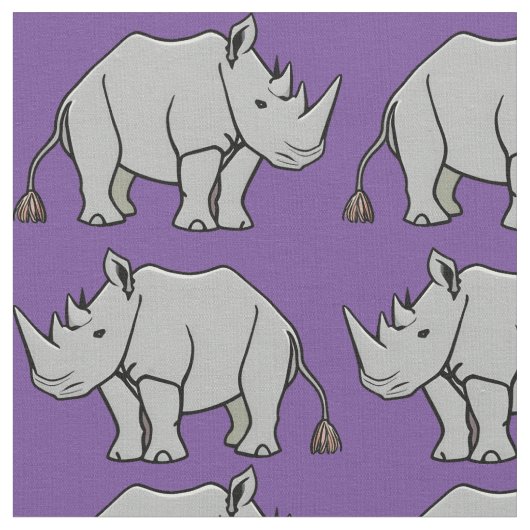 Rhinoceros Fabric Stoff (Nahaufnahme)
