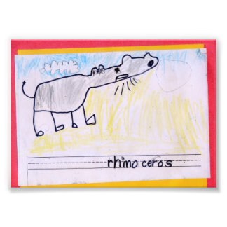 Rhinoceros Fotodruck