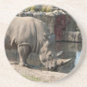 Rhinoceros Getränkeuntersetzer (Vorne)