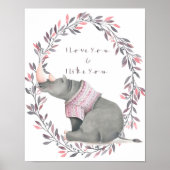 Rhinoceros I Liebe you poster (Vorne)