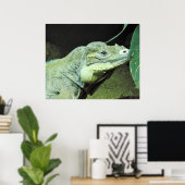 Rhinoceros Iguana Poster (Heimbüro)