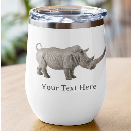 Rhinoceros Illustration Rhino Benutzerdefinierte M