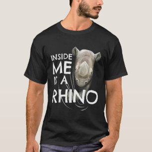 Rhinoceros Inside Me Kleidung Funny Kids Gift Rhin T-Shirt