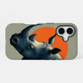 Rhinoceros iPhone 16 Hülle (Rückseite (Horizontal))