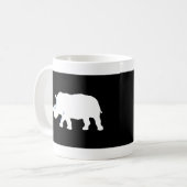 Rhinoceros Kaffeetasse (Vorderseite Links)
