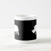 Rhinoceros Kaffeetasse (Mittel)
