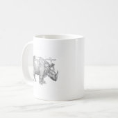 Rhinoceros Kaffeetasse (Vorderseite Links)