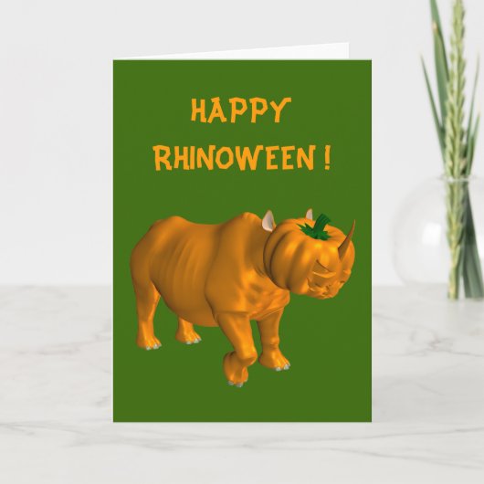 Rhinoceros Karte (Vorderseite)
